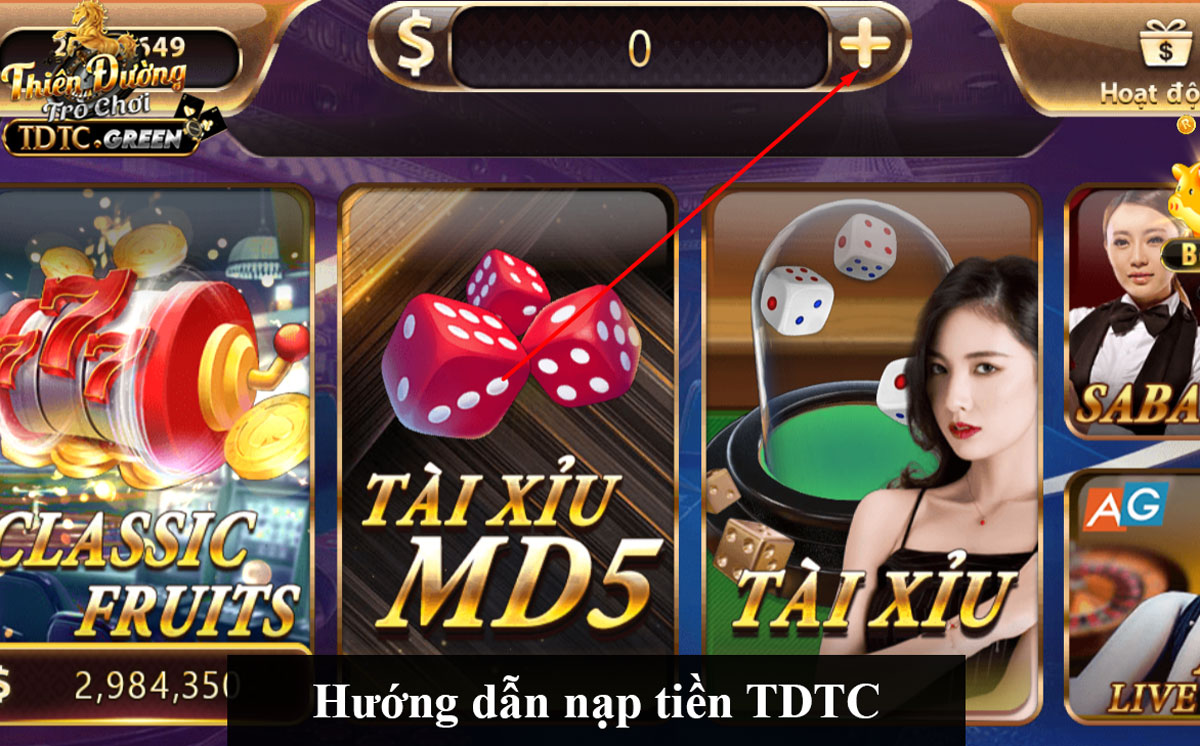 nạp tiền TDTC