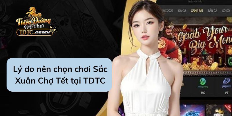 Sắc xuân chợ tết TDTC